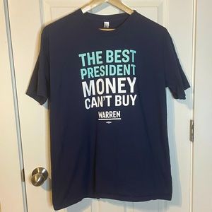 Royal Apparel Elizabeth Warren navy tee sz XL